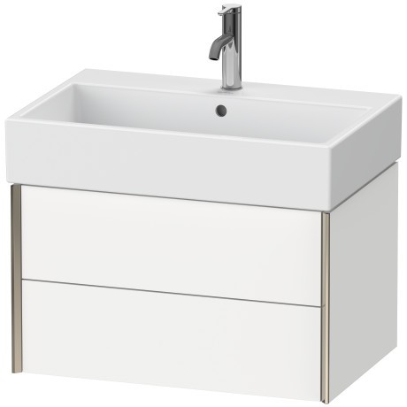 Dulap baza suspendat Duravit XViu 684x454mm  cu doua sertare  alb mat