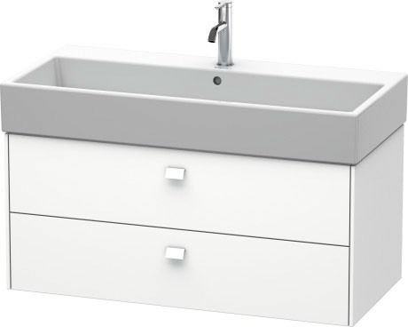 Dulap baza suspendat Duravit Brioso 984x442mm  cu doua sertare   alb mat