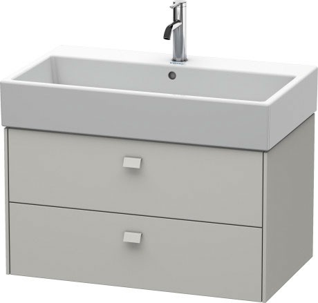 Dulap baza suspendat Duravit Brioso 784x442mm  cu doua sertare   gri ciment mat