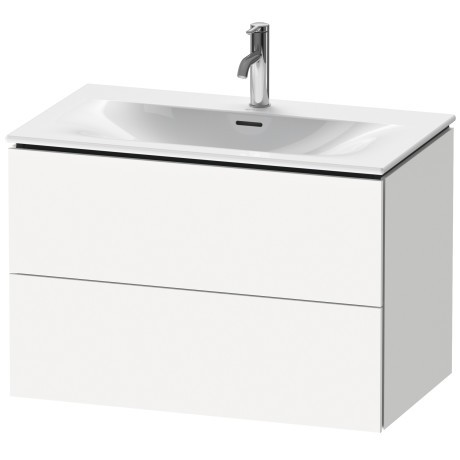 Dulap baza suspendat Duravit L-Cube 820x481mm  cu doua sertare  alb mat
