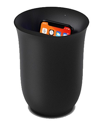 Lexon Oblio statie dezinfectare & incarcare wireless pentru telefoane  negru