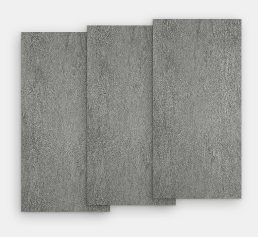 Gresie portelanata rectificata FMG Pietre Quarzite 30x60cm  10mm  Antracite Strutturato