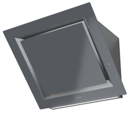 Hota Teka DLV 68660 ST 60cm design vertical  3 trepte + turbo  max 614m3/h  Stone Grey