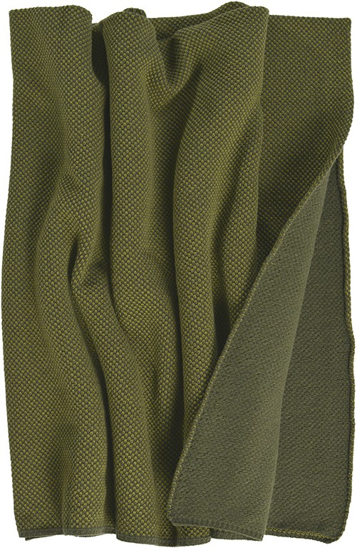 Pled Sander Stuart 125x150cm  6 olive