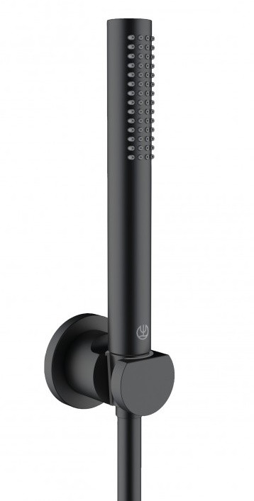 Set de dus Kludi Nova Fonte Puristic 1S  negru mat