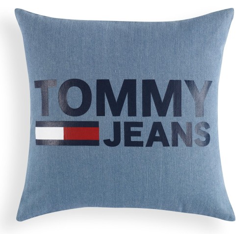 Perna decorativa Tommy Jeans TJ Logo 40x40cm  albastru denim