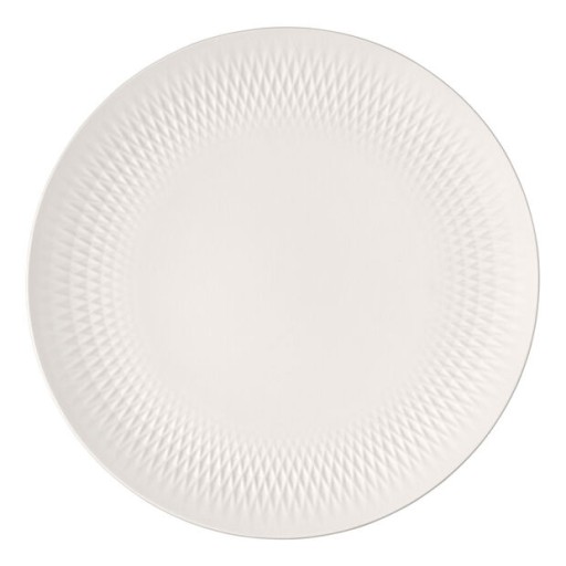 Platou decorativ Villeroy & Boch Manufacture Collier 32x3 5cm  alb