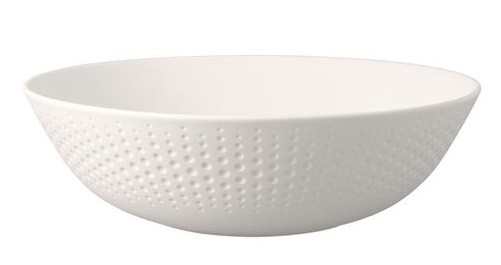 Bol decorativ Villeroy & Boch Manufacture Collier 28x8cm  alb