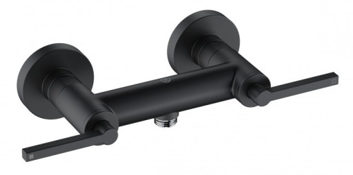 Baterie dus dubla comanda Kludi Nova Fonte Puristic  negru mat