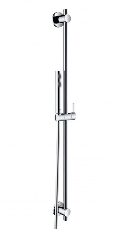Set de dus Kludi Nova Fonte Puristic  para cu 1 jet  furtun de 1600mm si bara 900mm  crom