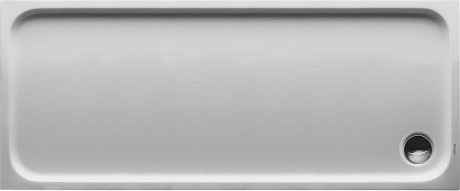 Cadita de dus dreptunghiulara Duravit D-Code 170x70cm  acril  alb