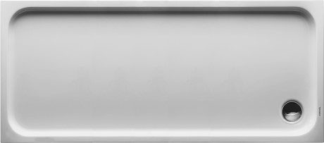 Cadita de dus dreptunghiulara Duravit D-Code 170x75cm  acril  alb