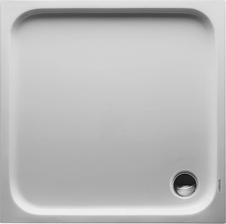 Cadita de dus patrata Duravit D-Code 100x100cm  acril  alb