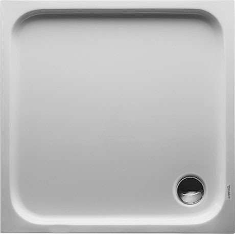 Cadita de dus patrata Duravit D-Code 90x90cm  acril  alb