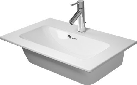 Lavoar Duravit ME by Starck Compact 63x40cm  montare pe mobilier
