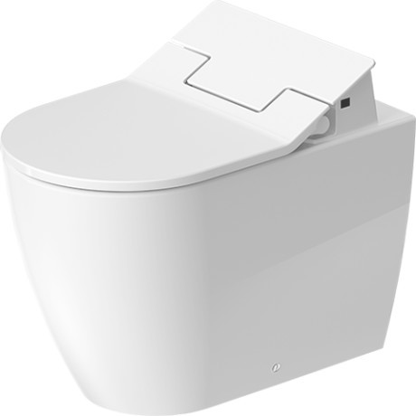 Vas WC Duravit ME by Starck back-to-wall  60x37cm  pentru rezervor ingropat  pentru capac cu functie bideu SensoWash