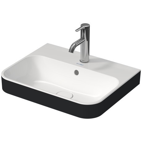 Lavoar Duravit Happy D.2 Plus 50x40cm  montare pe mobilier  alb-Antracit Mat
