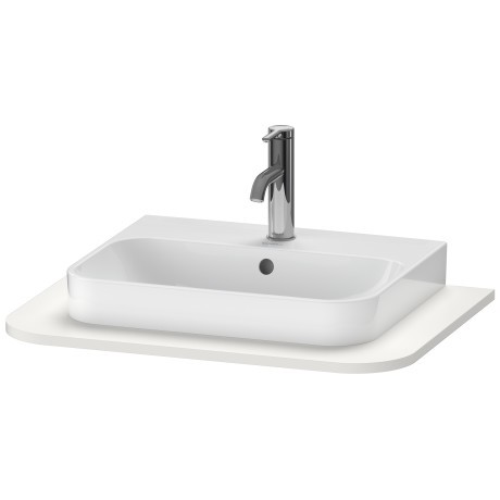 Blat pentru lavoar Duravit Happy D.2 Plus  65x48cm  alb nordic mat satinat