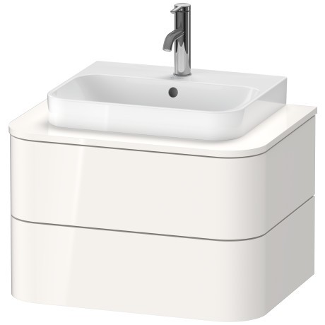Dulap baza suspendat Duravit Happy D.2 Plus 65cm  cu 2 sertare  alb lucios