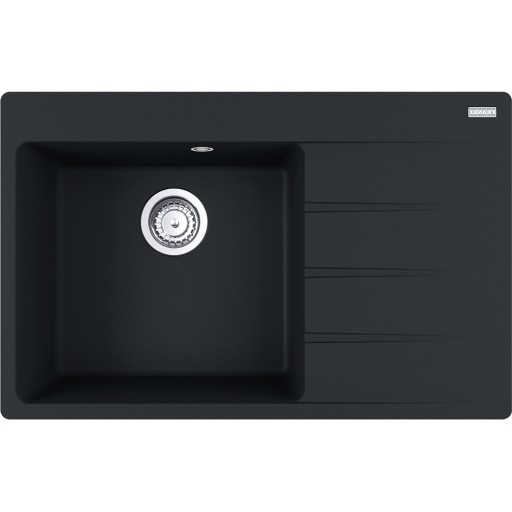 Chiuveta bucatarie Franke Centro CNG 611/211-78 DR  picurator dreapta  78x50cm  fragranite  Matte Black