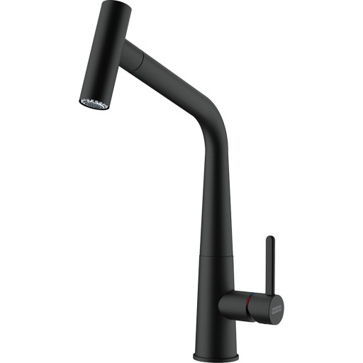 Baterie bucatarie Franke Icon cu dus extractibil  matte black