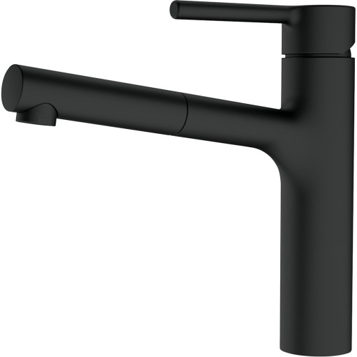 Baterie bucatarie Franke Centro cu pipa extractibila  matte black