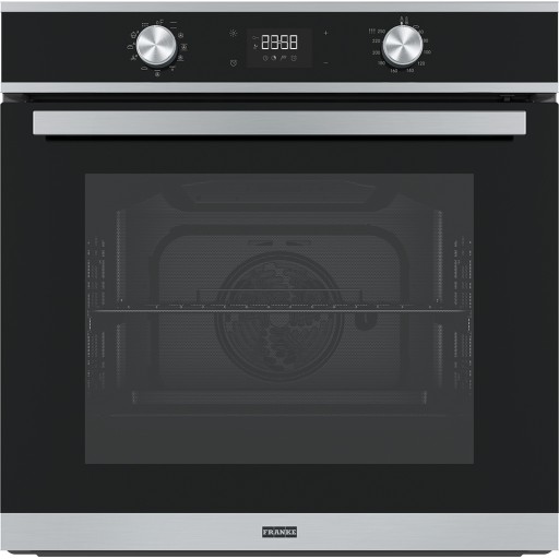 Cuptor electric incorporabil Franke Smart FSM 97 P XS 71 litri  9 functii  autocuratare Pirolitica  Inox