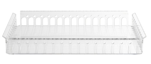 Tava Kartell Piazza design Fabio Novembre  48x37cm  transparent