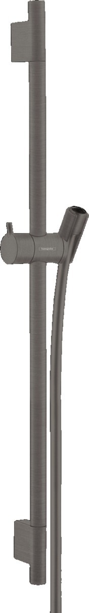 Bara de dus Hansgrohe Unica S Puro 65cm cu furtun 160cm  negru periat