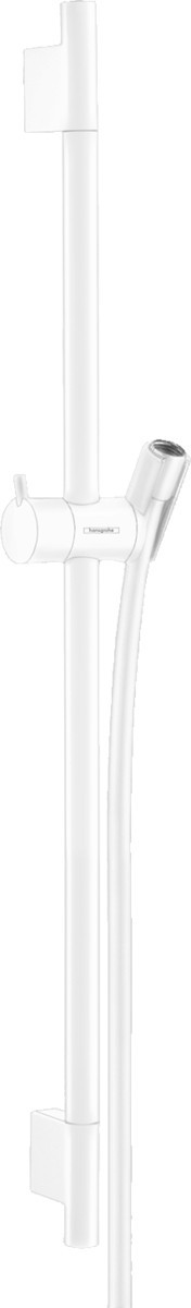 Bara de dus Hansgrohe Unica S Puro 65cm cu furtun 160cm  alb mat