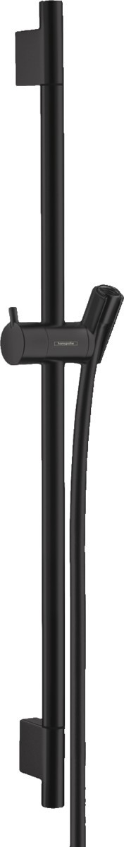 Bara de dus Hansgrohe Unica S Puro 65cm cu furtun 160cm  negru mat