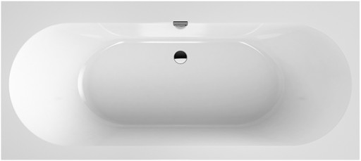 Cada baie rectangulara incastrabila Villeroy & Boch Oberon 2.0 180x80cm  compozit