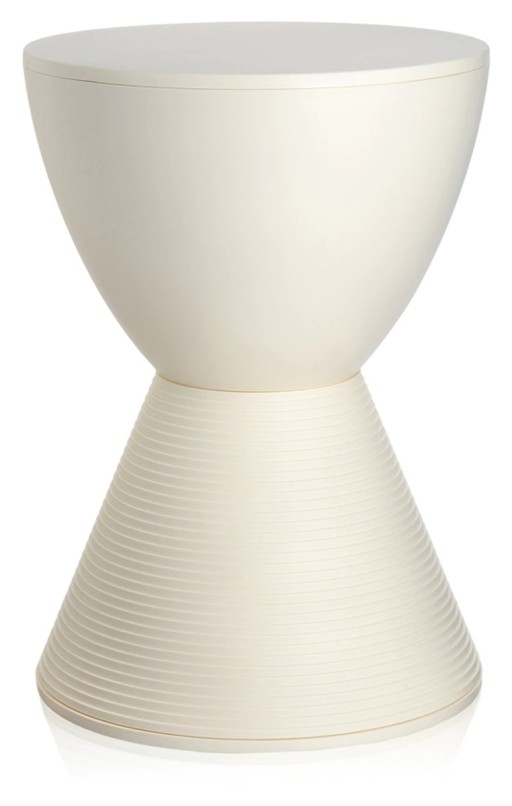 Masuta Kartell Prince Aha design Philippe Stark  d30cm  h43cm  alb