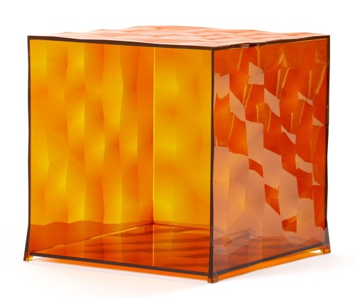 Etajera modulara Kartell Optic design Patrick Jouin  40x40x41cm  maro