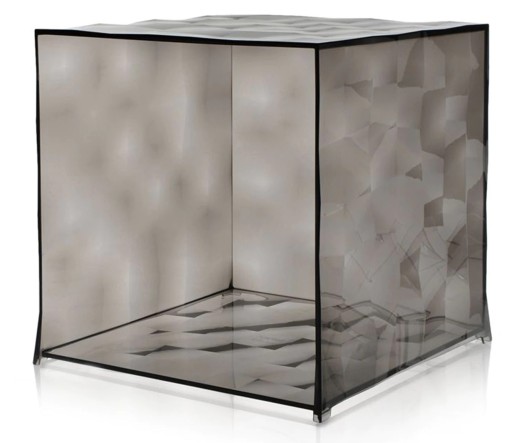 Etajera modulara Kartell Optic design Patrick Jouin  40x40x41cm  gri