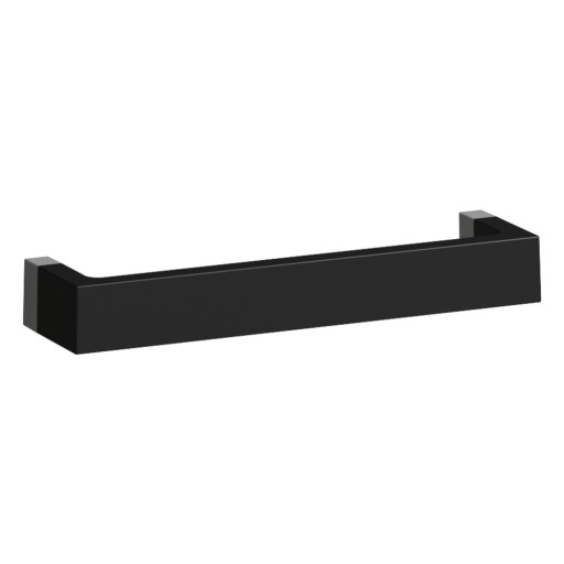 Suport prosop Kartell by Laufen Rail design Ludovica & Roberto Palomba  30cm  negru lucios
