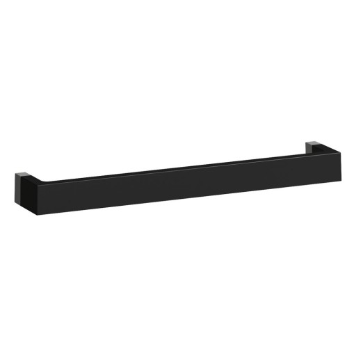 Suport prosop Kartell by Laufen Rail design Ludovica & Roberto Palomba  45cm  negru lucios