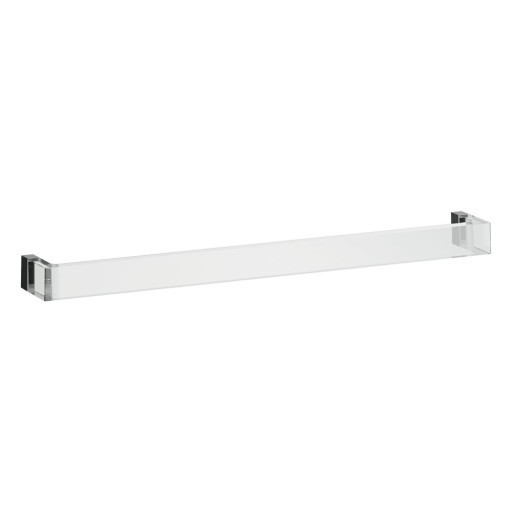 Suport prosop Kartell by Laufen Rail design Ludovica & Roberto Palomba  60cm  transparent
