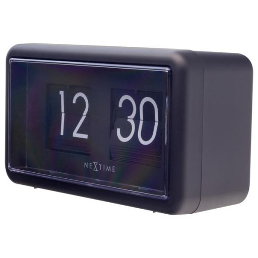 Ceas de masa NeXtime Flip 18x10x7cm  negru