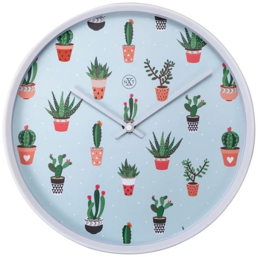 Ceas de perete NeXtime Cactus 30cm  verde