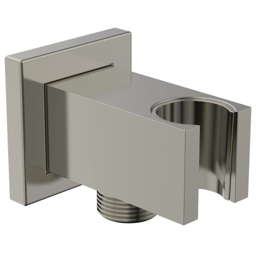 Conector FixFit Ideal Standard Ideal Rain Square cu agatatoare de dus  silver storm