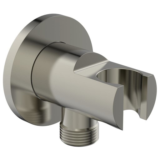 Conector FixFit Ideal Standard Ideal Rain Round cu agatatoare de dus  silver storm