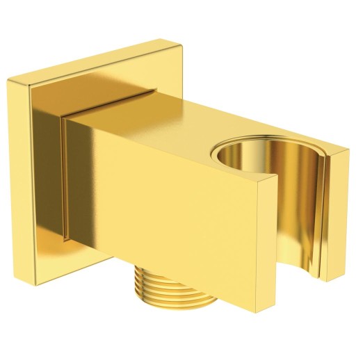 Conector FixFit Ideal Standard Ideal Rain Square cu agatatoare de dus  auriu periat
