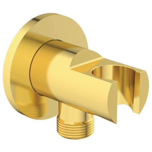 Conector FixFit Ideal Standard Ideal Rain Round cu agatatoare de dus  auriu periat