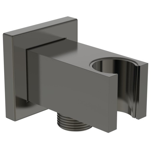 Conector FixFit Ideal Standard Ideal Rain Square cu agatatoare de dus  gri magnetic