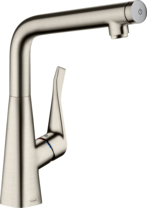 Baterie bucatarie Hansgrohe Metris Select M71 320  finisaj inox optic