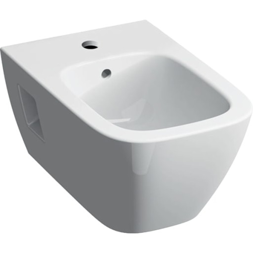 Bideu suspendat Geberit Selnova Square 35x54cm  alb