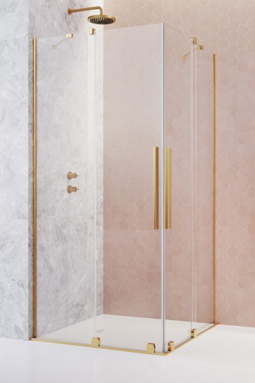 Usa de dus glisanta Radaway Furo Gold KDD 90cm  deschidere stanga