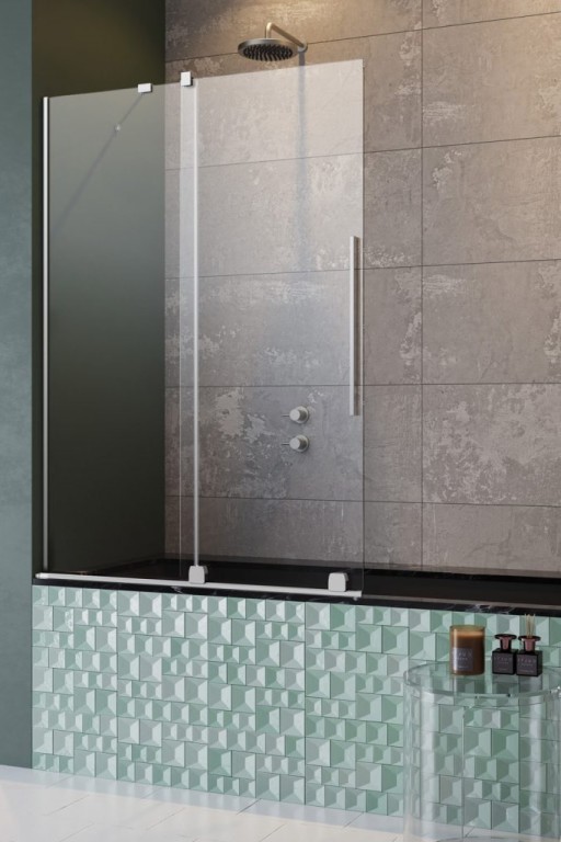 Paravan cada cu element culisant Radaway Furo PND II 130cm  orientare stanga