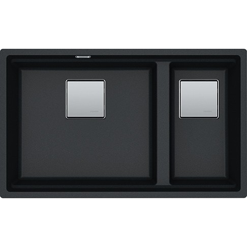 Chiuveta bucatarie Franke Kubus 2 KNG 120  760x460mm  fragranite  Nero
